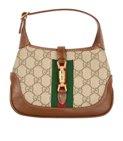 Mini Jackie, Canvas, Beige/Brown, 637092, DB/S/E, 2*